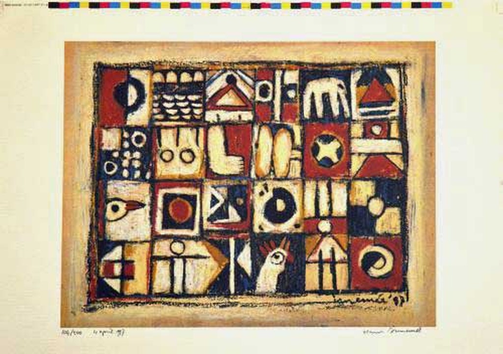 Zeefdruk van Hans Innemee verkocht voor € 95!