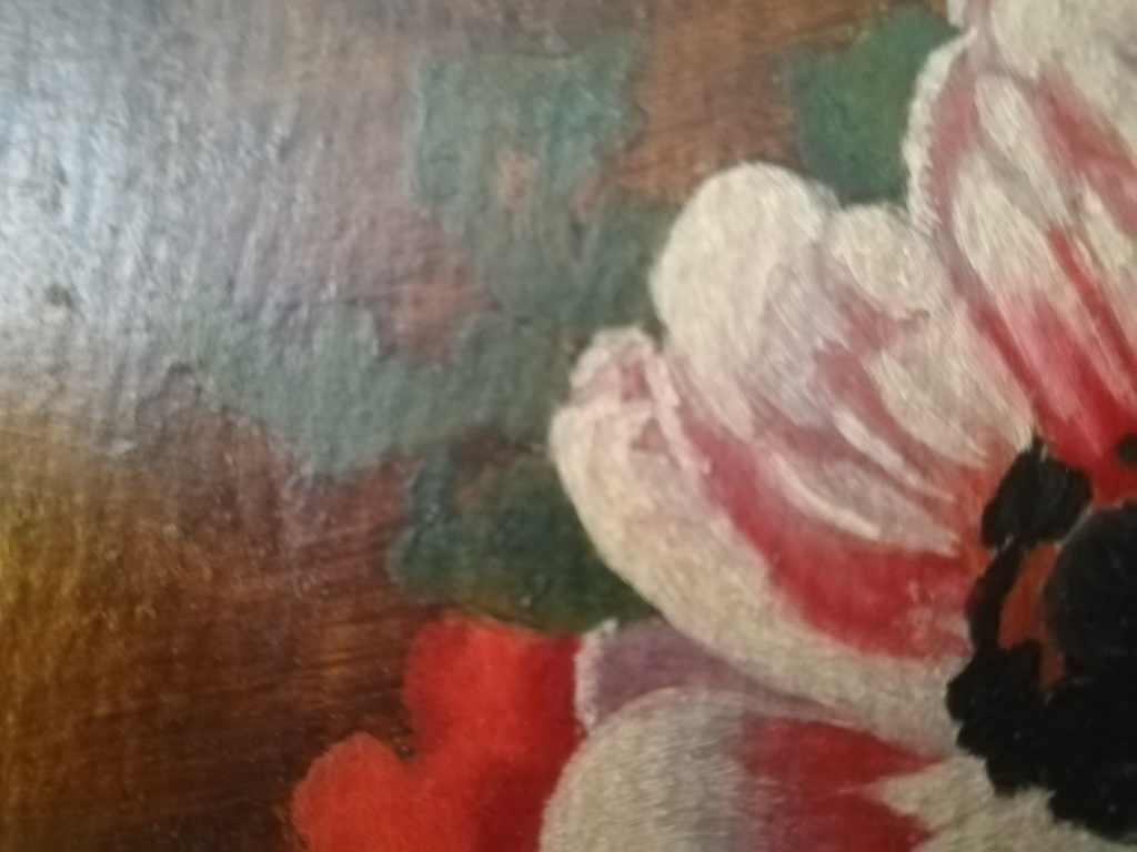 onbekend kunstenaar - olieverf op paneel - stilleven met kruik en bloemen kopen? Bied vanaf 1!