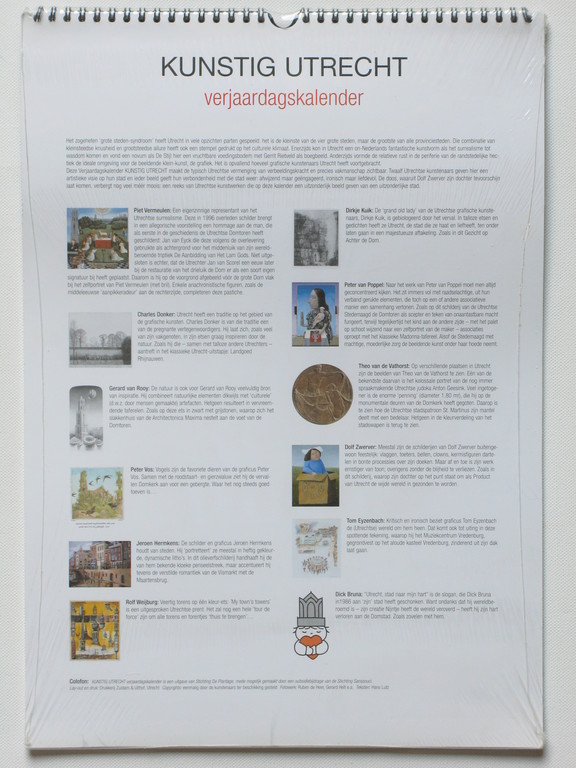 KUNSTKALENDER Utrechtse Kunstenaars | NIEUW in Folie - LAATSTE keer, BIEDT NU!! kopen? Bied vanaf 7!