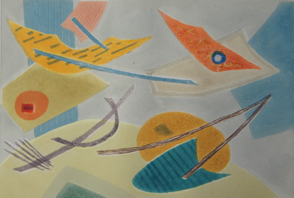 Ets - Henri Bernard Goetz (1909 – 1989), Composition verkocht voor € 72!