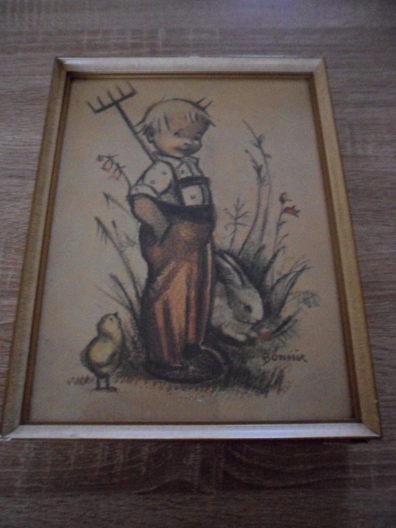 Bonnie: 3 stuks kleuren tekening, elk van een peuter kopen? Bied vanaf 1!