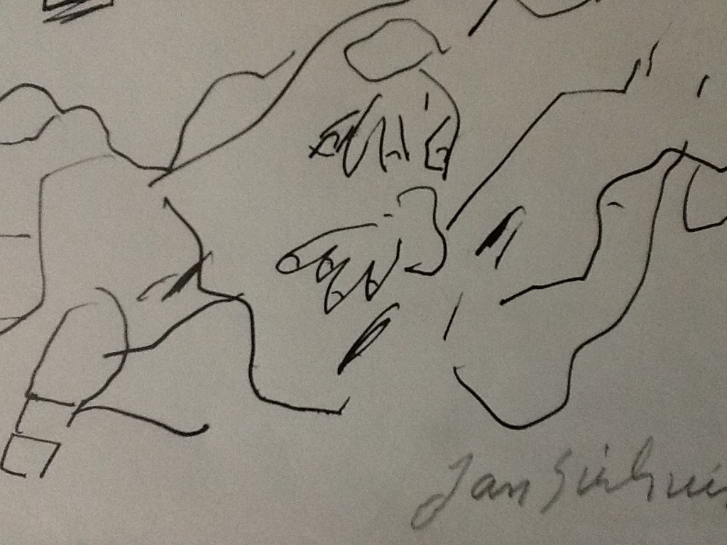 Jan Sierhuis: tekening kopen? Bied vanaf 50!