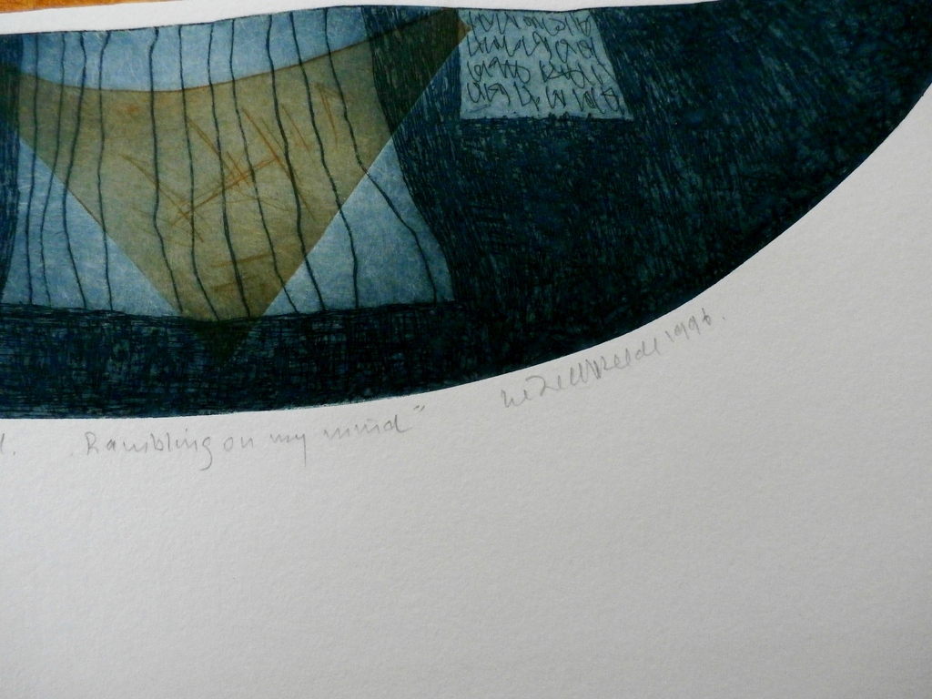 Lieke Vreede - ets: Rambling on my mind - 1996 kopen? Bied vanaf 35!