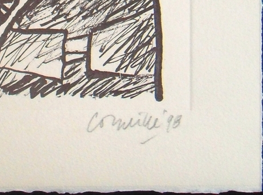 Corneeille: vrouw,zee en stormvogel (ets in bister) kopen? Bied vanaf 1!