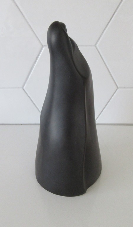 Art deco mat zwart abstract platelen Maria beeld kopen? Bied vanaf 20!