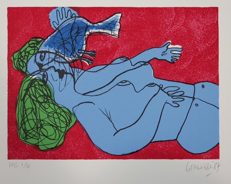 Corneille: Zeefdruk, Hymne a l'ete III verkocht voor € 90!