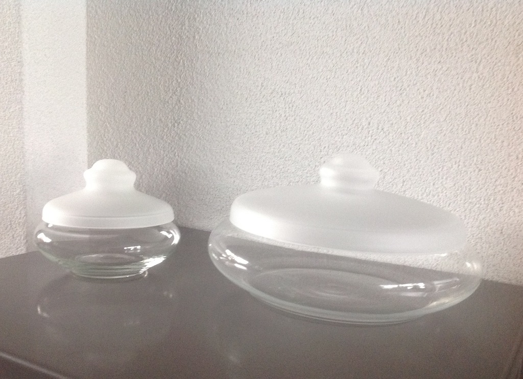 Jacques Boon: glazen koekdoos en bonbondoosje kopen? Bied vanaf 17!