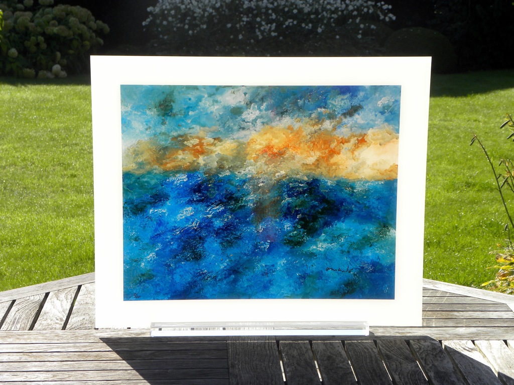 Seestück - gesigneerd - digitale druk op plexiglas - limited edition - 2015 verkocht voor € 260!