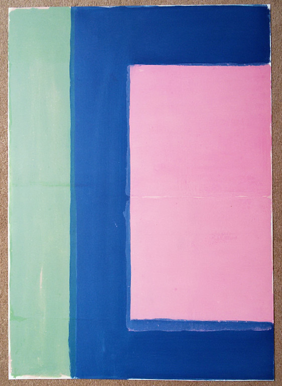 Adriaan Engelman - Abstracte compositie, monotype kopen? Bied vanaf 75!