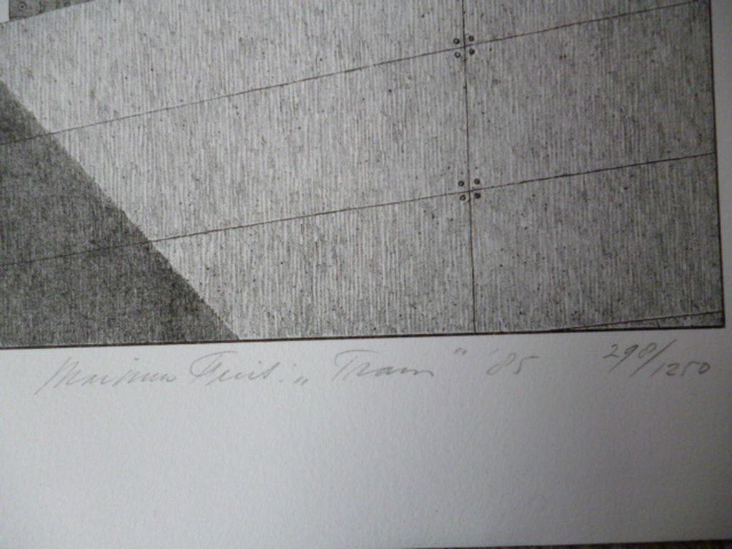 Marinus Fuit - litho - Tram kopen? Bied vanaf 40!