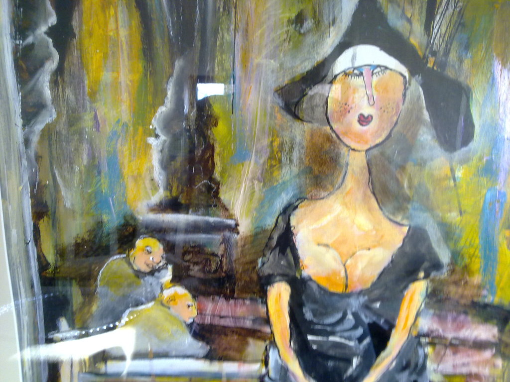 "De Prille Non" Guy Olivier 1964-Gemengde Technieken op Schilderskarton  kopen? Bied vanaf 600!