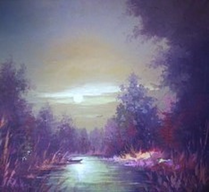 Rob de Haan (1943 - ) Gezicht op de plassen kopen? Bied vanaf 50!