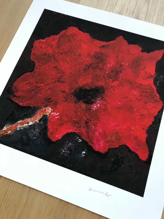 Armando - Armando - 'Blüme' - Handgesigneerde en genummerde giclee - NIEUWSTAAT kopen? Bied vanaf 195!