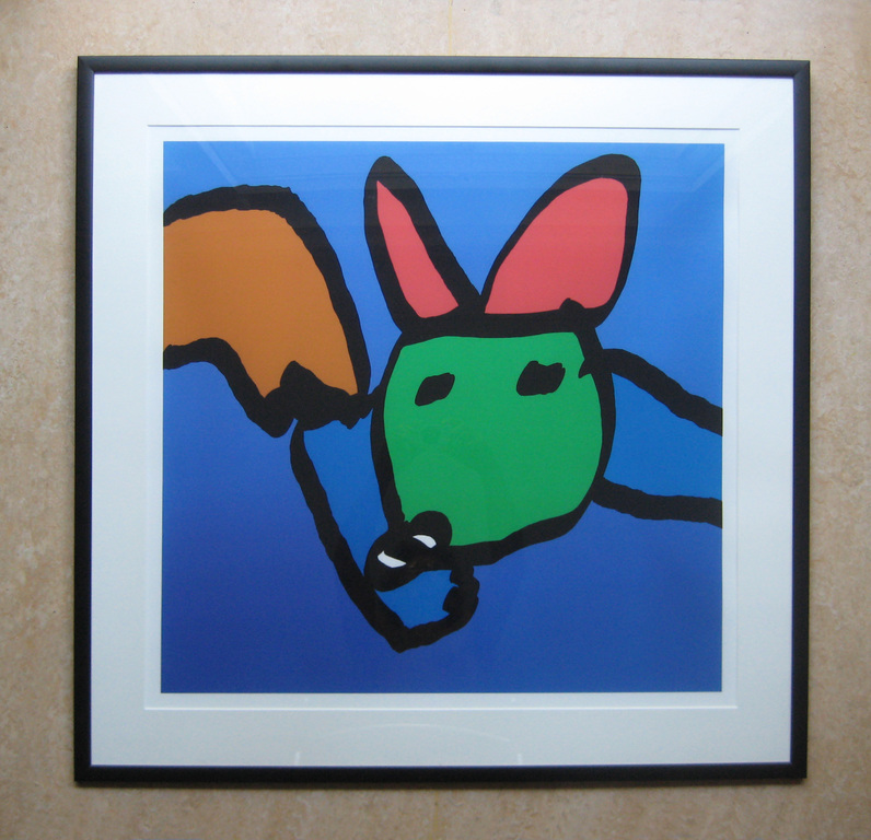 Herman Brood - 2001 - 'Nijntje' - unicum - ingelijst kopen? Bied vanaf 100!