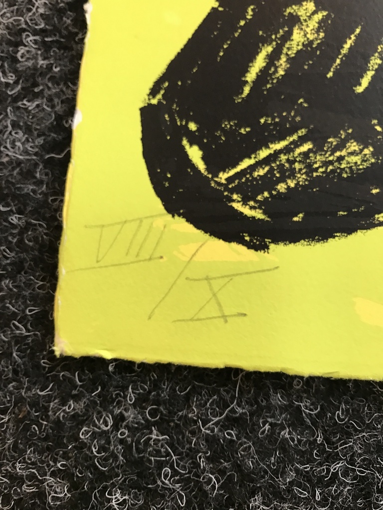 JAN SIERHUIS originele zeefdruk , stoel 1973 kopen? Bied vanaf 1!