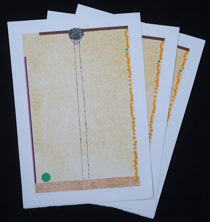 Lot met 3 Zeefdrukken van Carin Unverzagt: Tranen kopen? Bied vanaf 1!