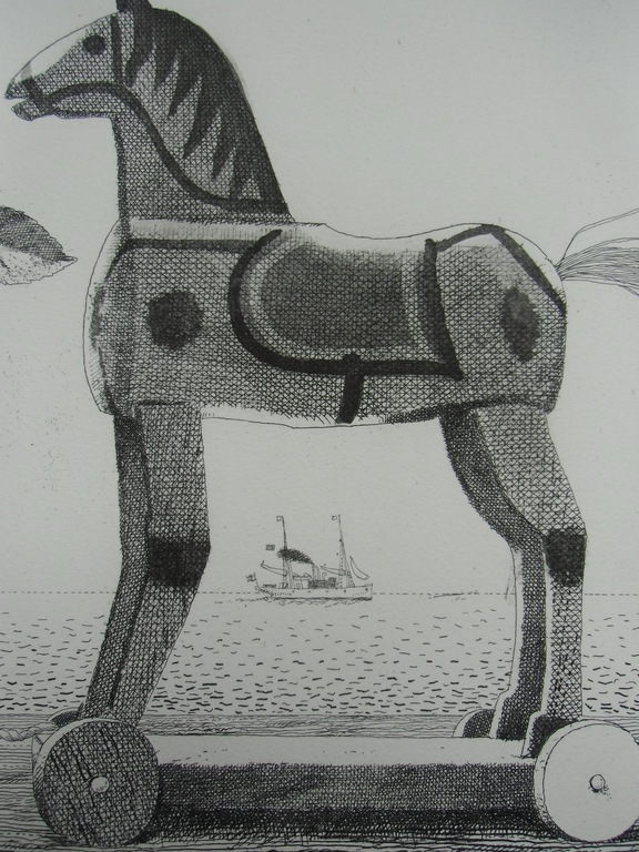 ZONDER TITEL /// ETS-AQUATINT VAN HERMAN BERSERIK verkocht voor € 80!