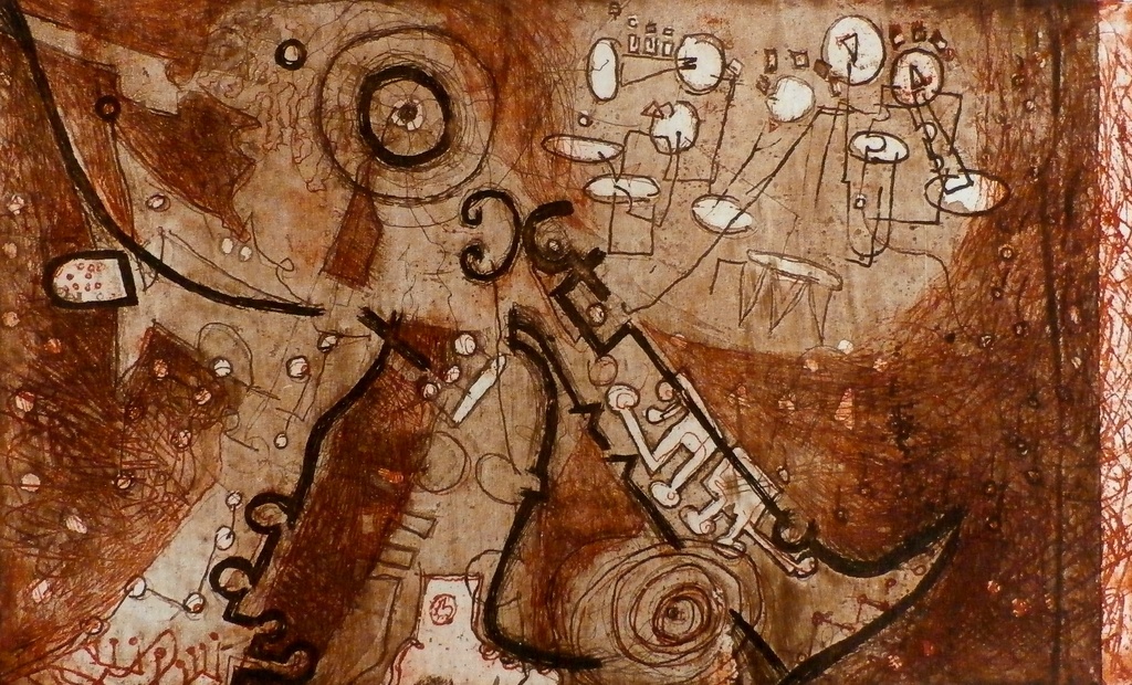 Rob Clous - ets: Blues for Sidney - 1965 - oplage: 10  kopen? Bied vanaf 35!