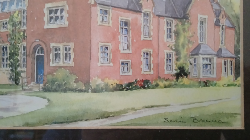 SARIA BRAMMA; aquarel; SPALDING GRAMMAR SCHOOL kopen? Bied vanaf 1!