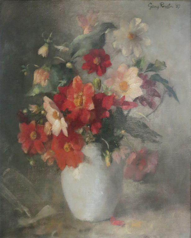 Georg Rueter, oliverf op doek, 1957 kopen? Bied vanaf 3500!