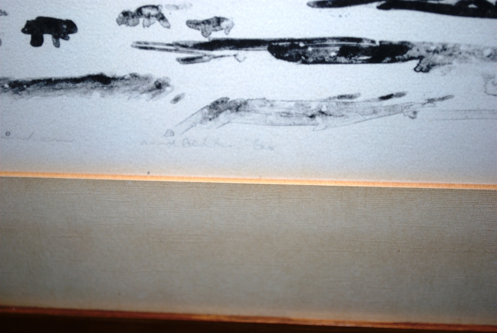 Boerderijen bij Monnickendam - handgedrukte litho - 1960 - oplage 50 kopen? Bied vanaf 35!