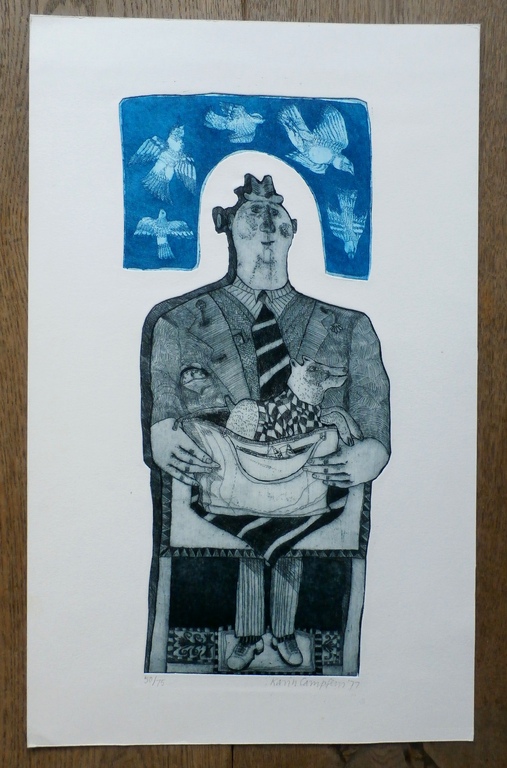 Karin Campfens - ets - 1977 kopen? Bied vanaf 40!