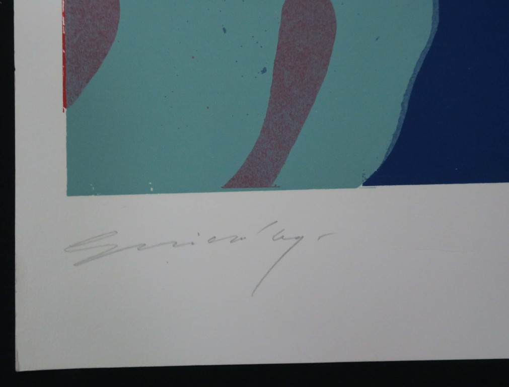 Onbekend gesigneerd: Lino, Abstracte Compositie kopen? Bied vanaf 1!