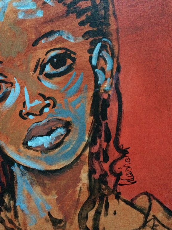 Peter Klashorst: Africa Girl kopen? Bied vanaf 1!