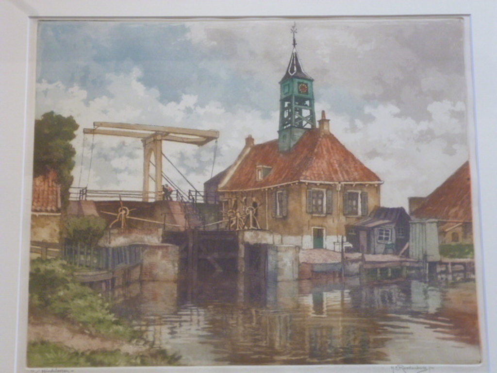 H.E.Roodenburg - kleurenets - Hindeloopen verkocht voor € 80!