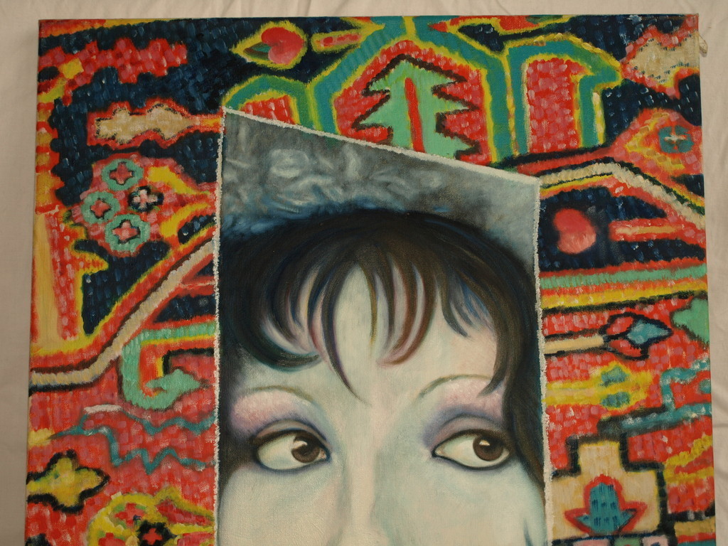 Gerrie van den Berg. Acryl op doek -Portret- Gesigneerd 1977. kopen? Bied vanaf 59!