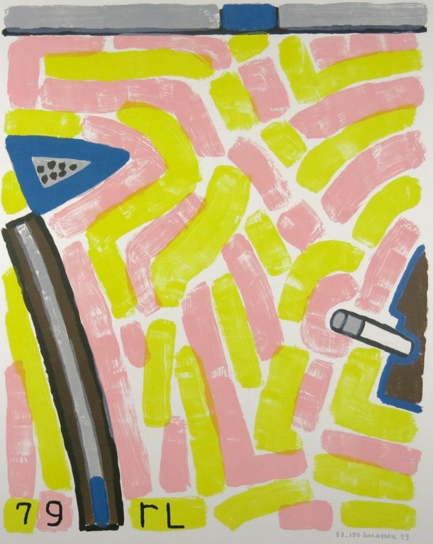 Reinier Lucassen: Kleurenlitho, Matisse in Spanje verkocht voor € 100!