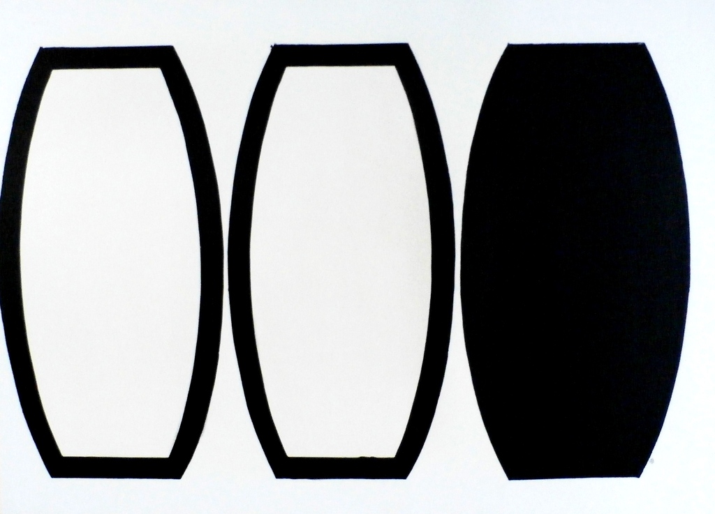 Adine Engelman - Monotype - Abstracte compositie verkocht voor € 50!