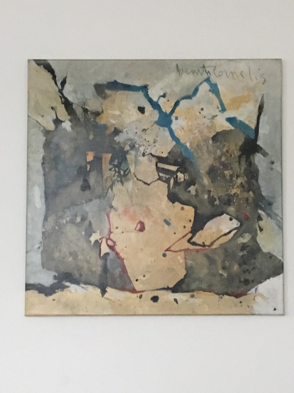 Beniti Cornelis: Acryl opl linnen zonder lijst abstract verkocht voor € 1000!