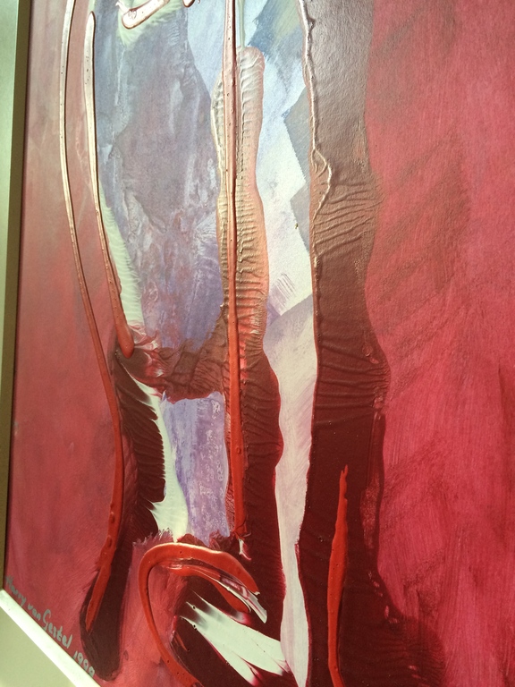 Harry van Gestel, Verf op papier, geen titel kopen? Bied vanaf 400!