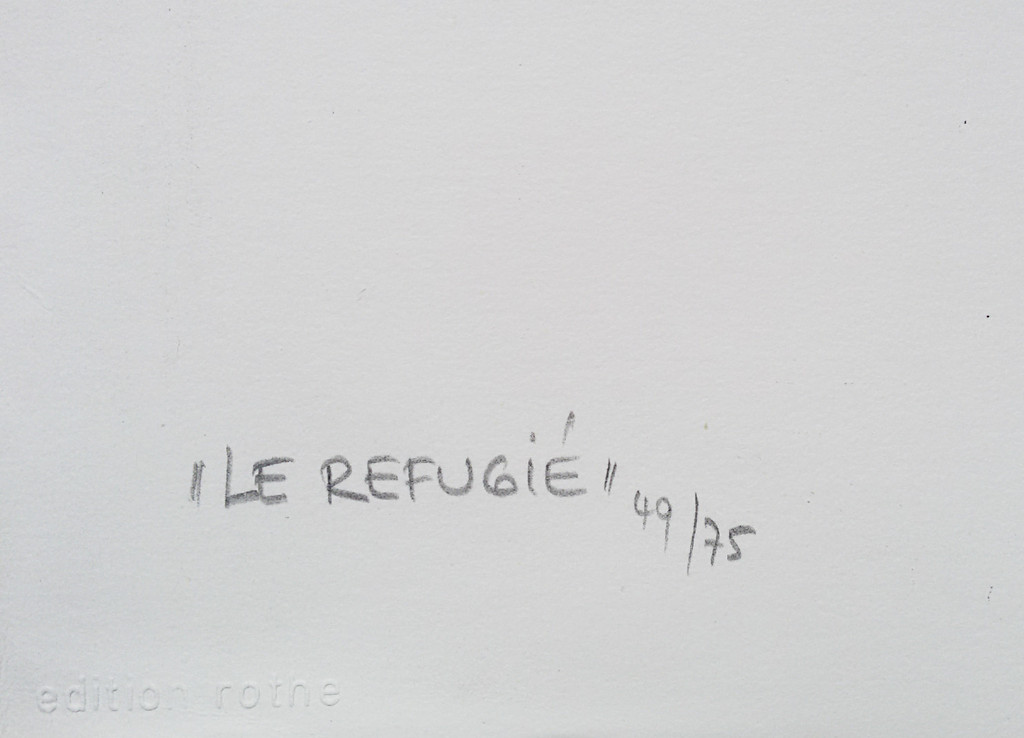 Horst Egon Kalinowski - La Refugié, zeefdruk (groot) kopen? Bied vanaf 50!