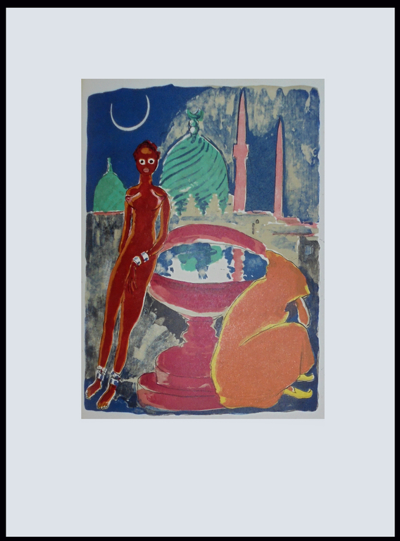 Kees van Dongen - Houtgravure 1955 - Baghdad au clair de lune kopen? Bied vanaf 25!