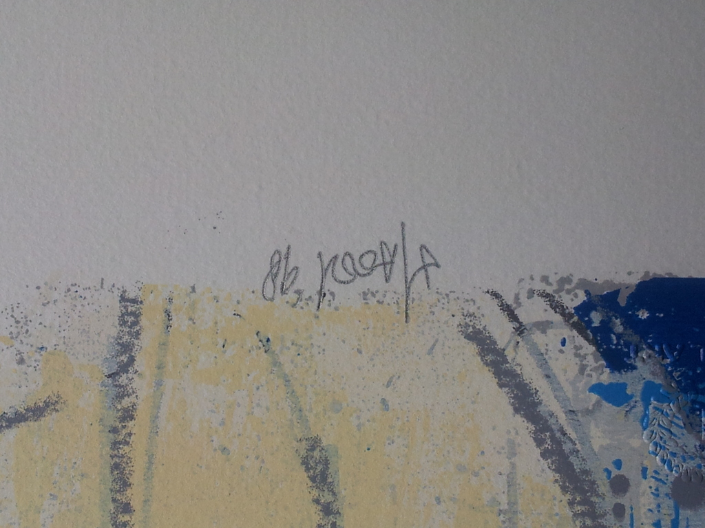 Ad van Hassel Zeefdruk Witte Tulpen Oplage 50 kopen? Bied vanaf 1!