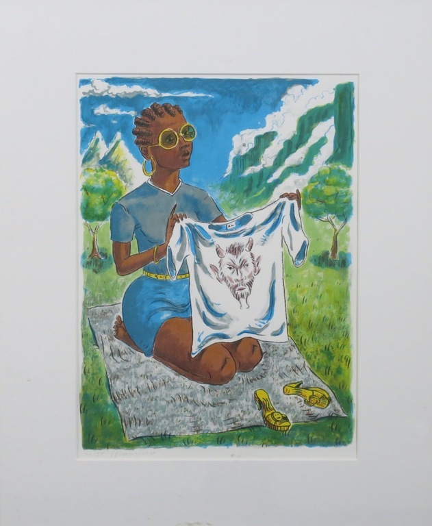 Frans Franciscus: Litho, Veronica in Kaapstad - Ingelijst kopen? Bied vanaf 1!