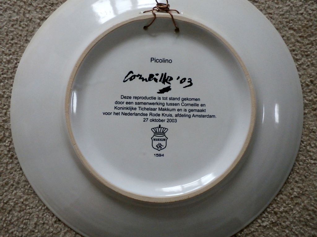 Corneille - wandbord: Picolino - 2003 kopen? Bied vanaf 1!
