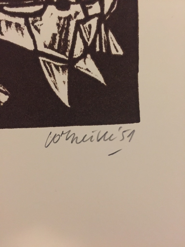 CORNEILLE ( CoBrA ) Litho/Zeefdruk Originele 1959 kopen? Bied vanaf 30!