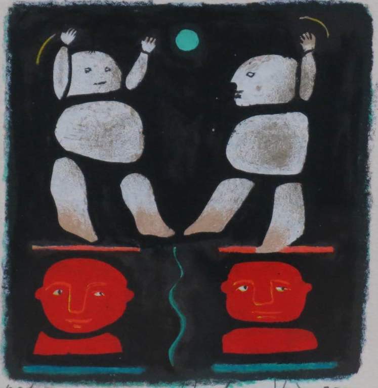 Wouter Stips: Zeefdruk, Overgooien - Ingelijst kopen? Bied vanaf 70!