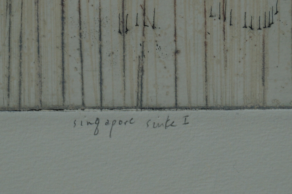 Mark Visione - gesigneerde ets - singapore suite I - 50 ex. kopen? Bied vanaf 25!