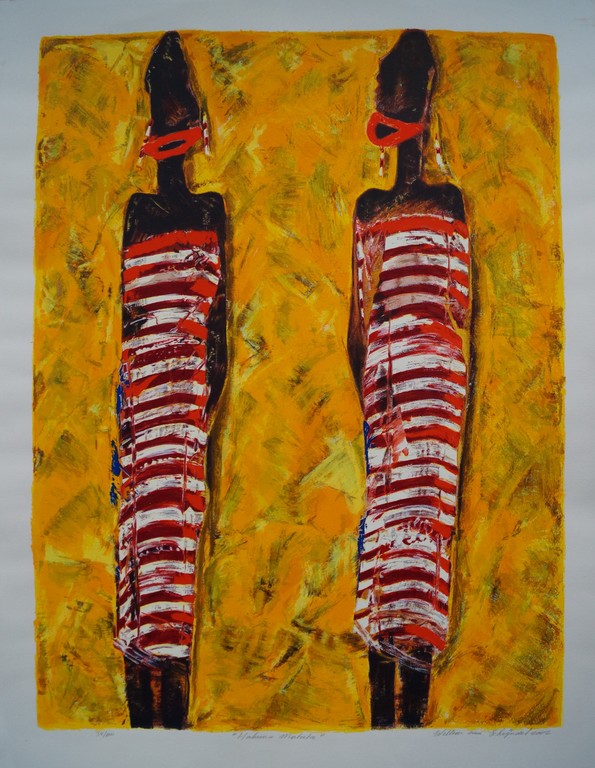 Willem van Scheijndel - gesigneerde zeefdruk - Hakuma Matata kopen? Bied vanaf 30!