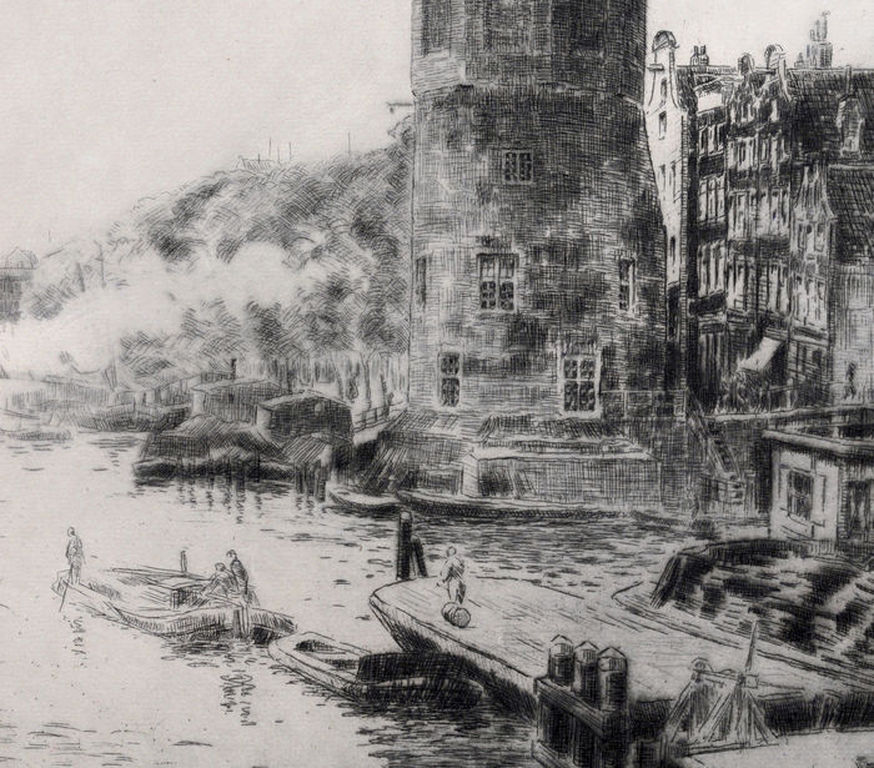 Montelbaanstoren Amsterdam ca. 1915 kopen? Bied vanaf 35!