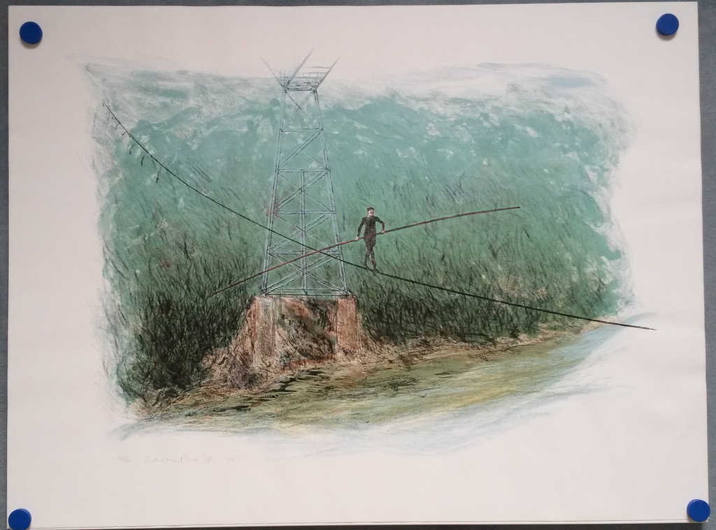 Marian Plug - zeefdruk - Dal kopen? Bied vanaf 50!