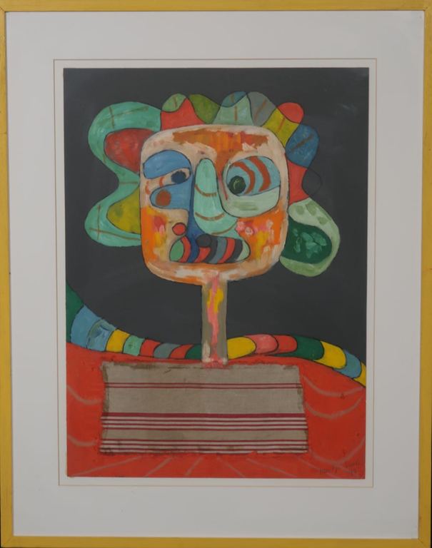 Meertje Kaal: Olieverf op karton, Verbazing is wijsheid - Ingelijst kopen? Bied vanaf 1!