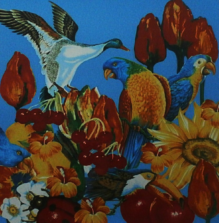 Arjan van Arendonk - grote zeefdruk: Duck - ingelijst - gesigneerd verkocht voor € 100!