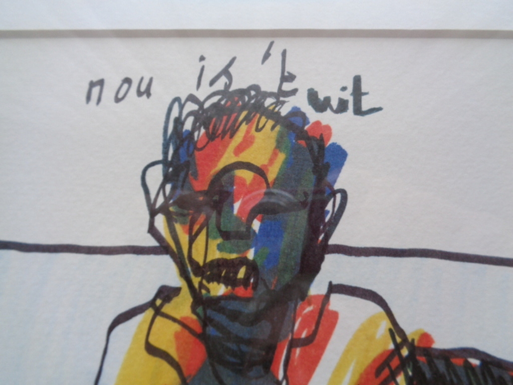 HERMAN BROOD, Gelimiteerde en HANDGESIGNEERDE Zeefdruk NOU IS 'T UIT kopen? Bied vanaf 149!