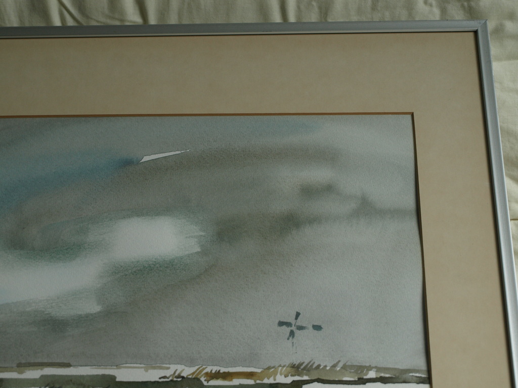 Bob Immink : Aquarel, Landschap in Noord-Holland â��gesigneerd & ingelijstâ��ca 1975 kopen? Bied vanaf 75!