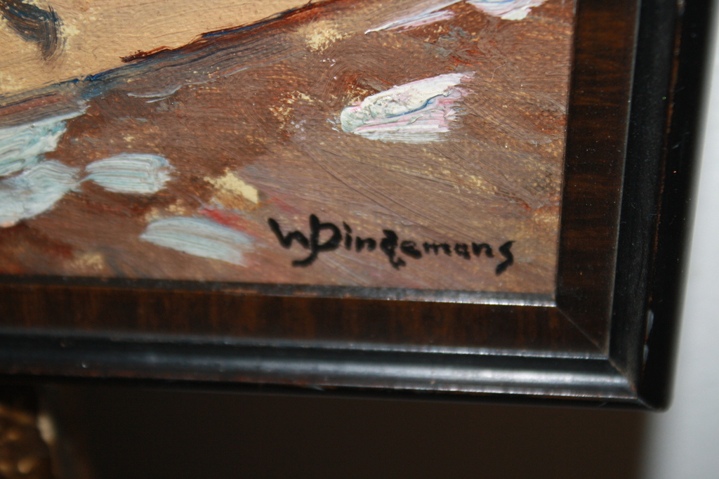 WAALCO DINGEMANS - LUMINISTSICH LANDSCHAP MET PAARDEN EN BOER kopen? Bied vanaf 250!